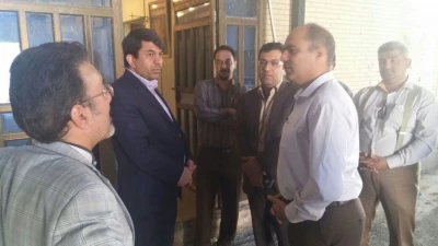 معاون سیاسی امنیتی استانداری یزد، از تالار هنر یزد بازدید کرد