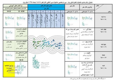 یزد برای دومین سال، میزبان جشنواره تئاتر فجراستانی شد