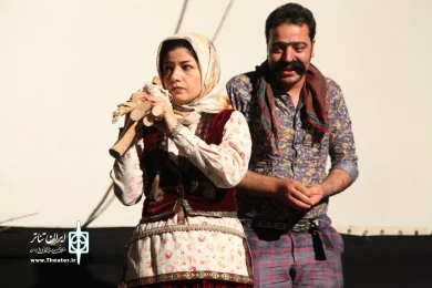گزارش تصویری از اجرای نمایش «رسم عاشقی آب ها» در جشنواره فجر استانی - یزد
