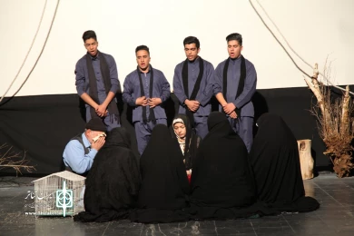 گزارش تصویری از اجرای نمایش «رسم عاشقی آب ها» در جشنواره فجر استانی - یزد
