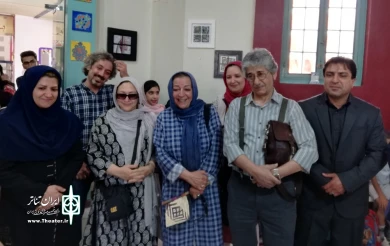 گزارش تصویری بازبینی نمایش عروسکی «رویای پرومته» در یزد
