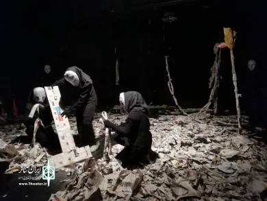 گزارش تصویری بازبینی نمایش عروسکی «رویای پرومته» در یزد