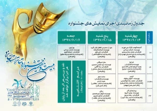 آشنایی با گروه های شرکت کننده در بیست و هفتمین جشنواره تئاتر استان یزد