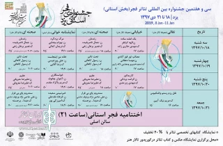 12 اثر نمایشی در چهارمین جشنواره تئاتر فجر استانی یزد اجرا می شود