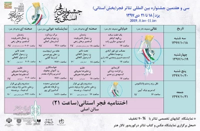 12 اثر نمایشی در چهارمین جشنواره تئاتر فجر استانی یزد اجرا می شود