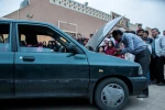 در خارگ هم جاده لغزنده می شود 2