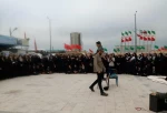 نمایش خیابانی «صندلی انتظار» در مناطق جنگی اجرا شد 3