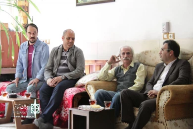گزارش تصویری از دیدار مدیرکل فرهنگ و ارشاد یزد با پیشکسوتان تئاتر - 1