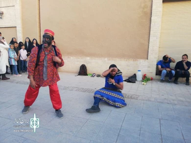 گزارش تصویری از جشن بزرگداشت روز جهانی تئاتر در محل "گذر فرهنگ و هنر" یزد
