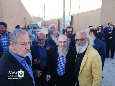 گزارش تصویری از جشن بزرگداشت روز جهانی تئاتر در محل "گذر فرهنگ و هنر" یزد