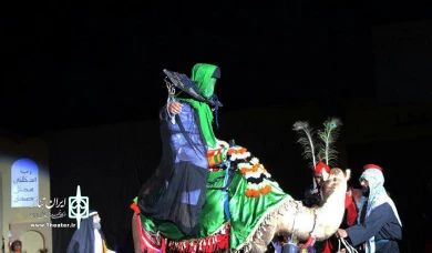 گزارش تصویری از نمایش علمداران در ابرکوه