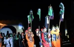 گزارش تصویری از نمایش علمداران در ابرکوه