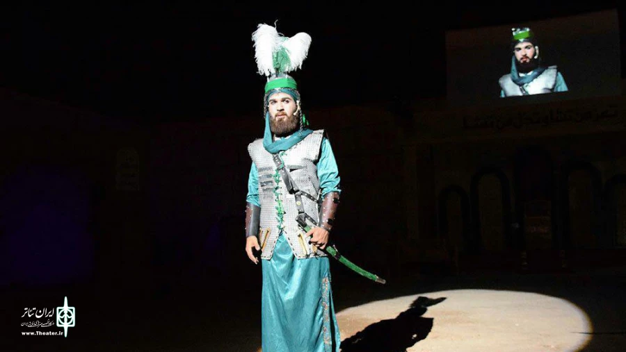 گزارش تصویری از نمایش علمداران در ابرکوه