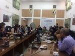نشست خبری مسئولین بیست و هشتمین جشنواره تئاتر استان یزد برگزار شد 2