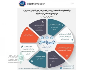 راه اندازی صفحه رسمی انجمن هنرهای نمایشی استان یزد در اینستاگرام