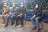 جمعی از اعضای شورای نظارت بر نمایش و صدور پروانه نمایش میبد از تمرین نمایش 